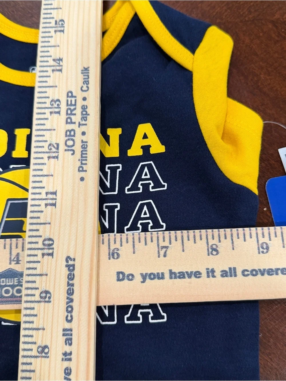 Indiana Pacers Navy & Gold Baby Bodysuit Sz 12M NWT